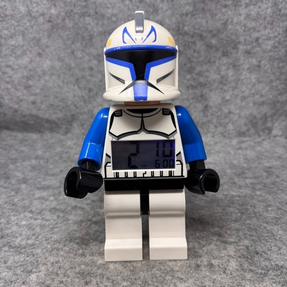 Lego Star Wars Captain Rex 2013 Mini Figure Alarm Clock Fully Functional 9